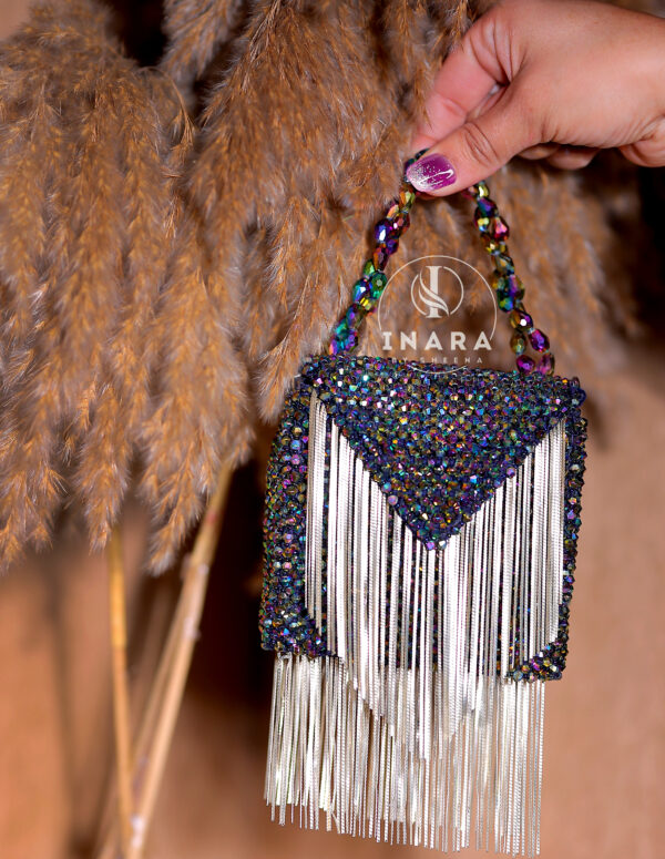 Rosa Multi beaded clutch